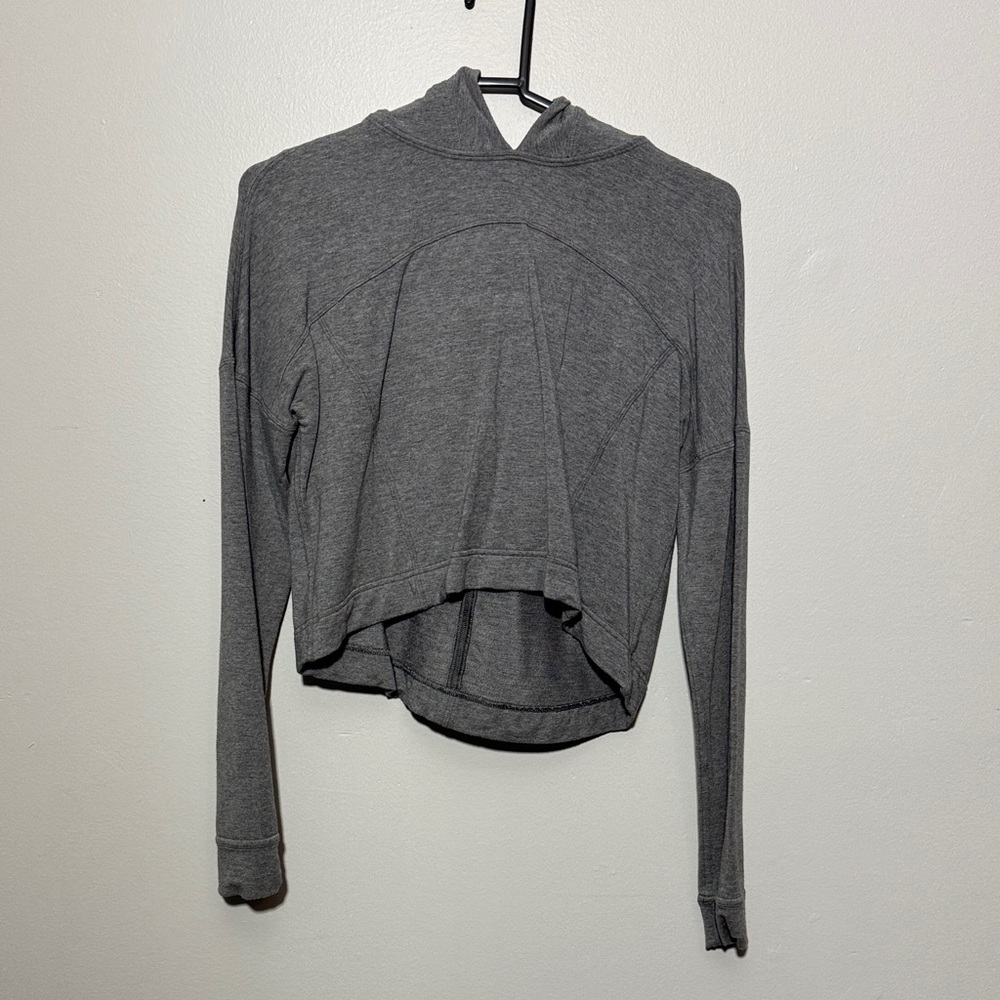 lululemon athletica Charcoal Hoodie Sweatshirt